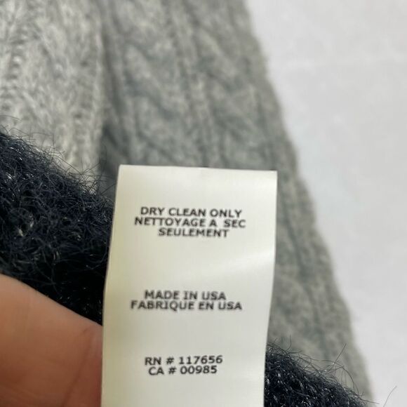 Thakoon Merino Wool Cable Knit Color Block Sweater M - Picture 4 of 5